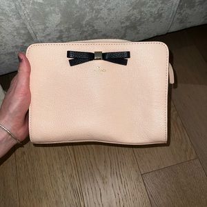 Kate Spade Cross Body Light Pink w/Black Purse